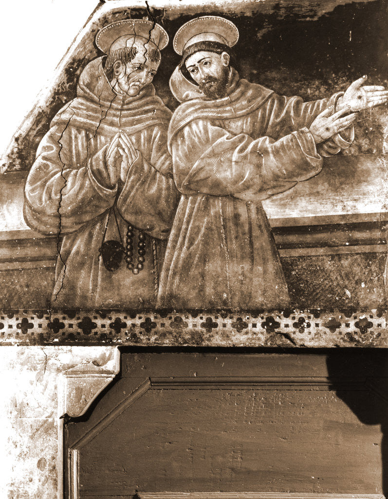 Detail of Convent of S. Angelo d'Ocre, Fossa, L'Aquila, Abruzzo by Anonymous