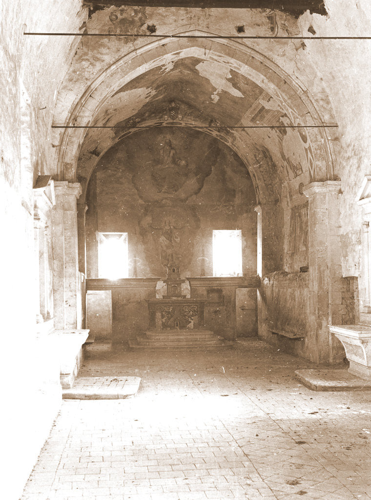 Detail of Monastery of S. Spirito d'Ocre, Fossa, L'Aquila, Abruzzo by Anonymous