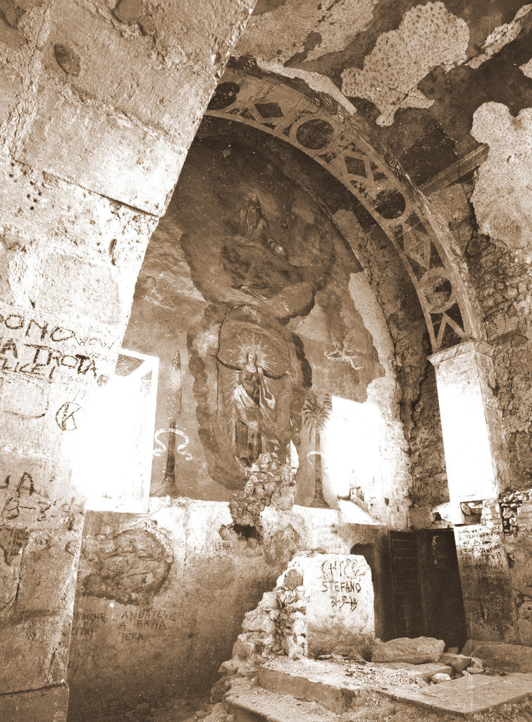 Detail of Monastery of S. Spirito d'Ocre, Fossa, L'Aquila, Abruzzo by Anonymous