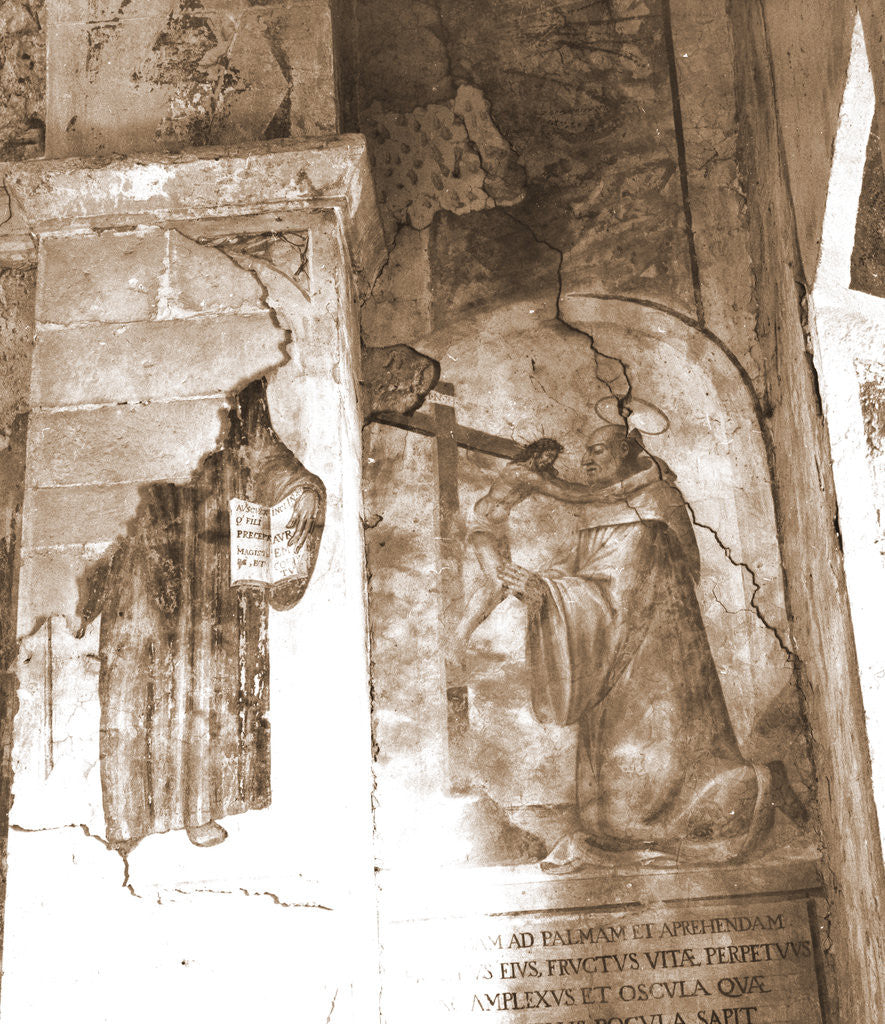 Detail of Monastery of S. Spirito d'Ocre, Fossa, L'Aquila, Abruzzo by Anonymous