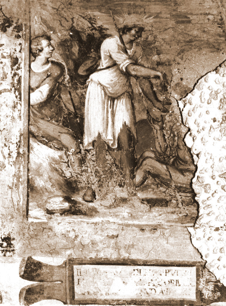 Detail of Monastery of S. Spirito d'Ocre, Fossa, L'Aquila, Abruzzo by Anonymous