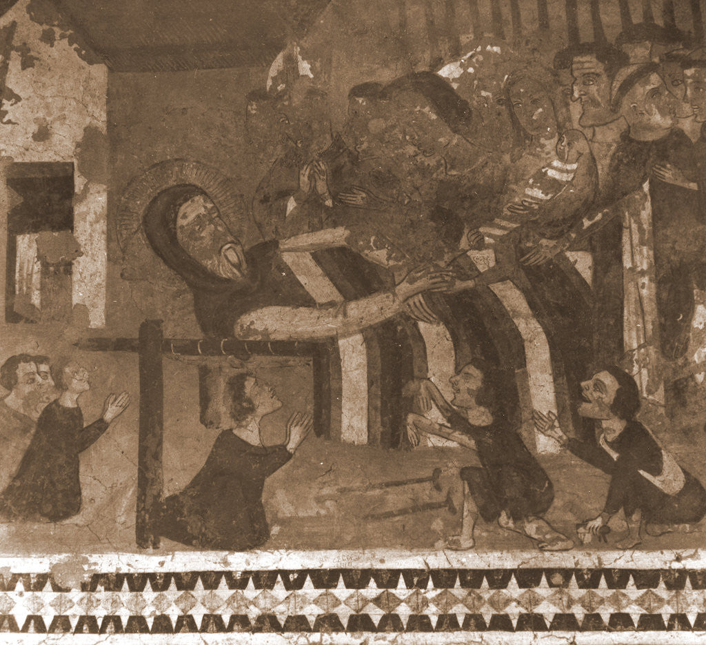 Detail of Monastery of S. Spirito d'Ocre, Fossa, L'Aquila, Abruzzo by Anonymous