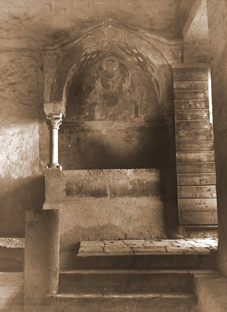 Detail of Monastery of S. Spirito d'Ocre, Fossa, L'Aquila, Abruzzo by Anonymous