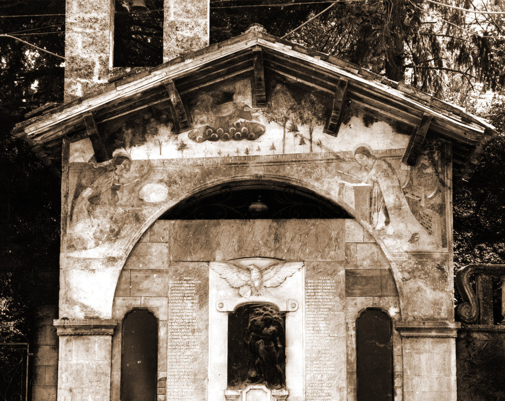 Detail of S. Sebastian, Isola del Gran Sasso d'Italia, Abruzzo by Anonymous
