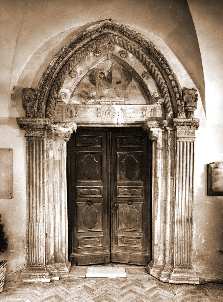 Detail of S. Maria in Piano, Loreto Aprutino, Pescara, Abruzzo by Anonymous