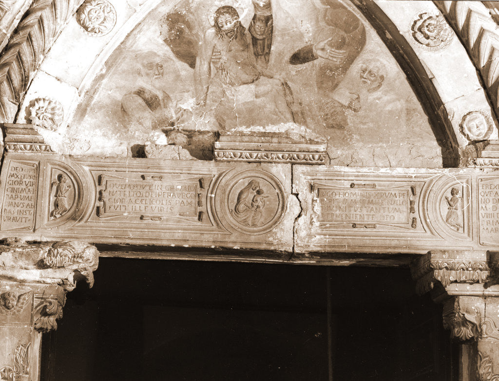 Detail of S. Maria in Piano, Loreto Aprutino, Pescara, Abruzzo by Anonymous
