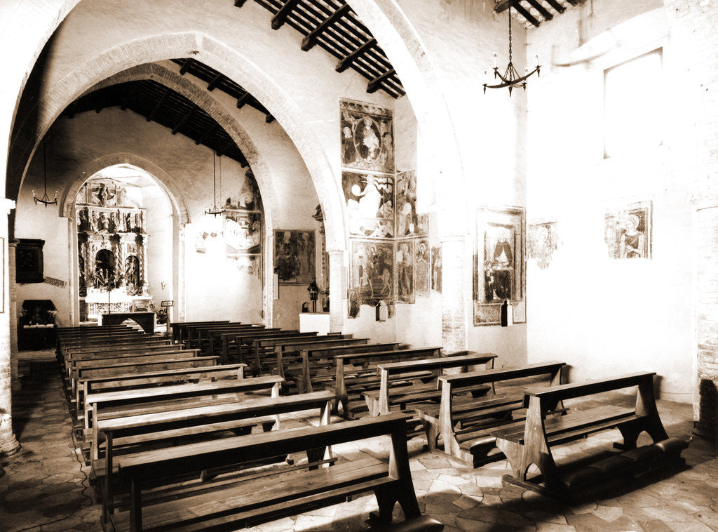 Detail of S. Maria in Piano, Loreto Aprutino, Pescara, Abruzzo by Anonymous