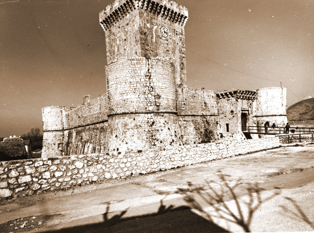 Detail of Castello Piccolomini, Ortucchio, L'Aquila, Abruzzo by Anonymous