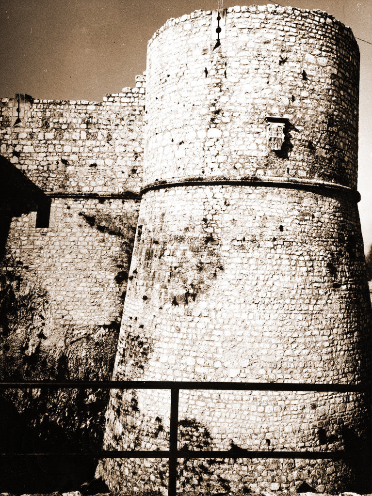 Detail of Castello Piccolomini, Ortucchio, L'Aquila, Abruzzo by Anonymous