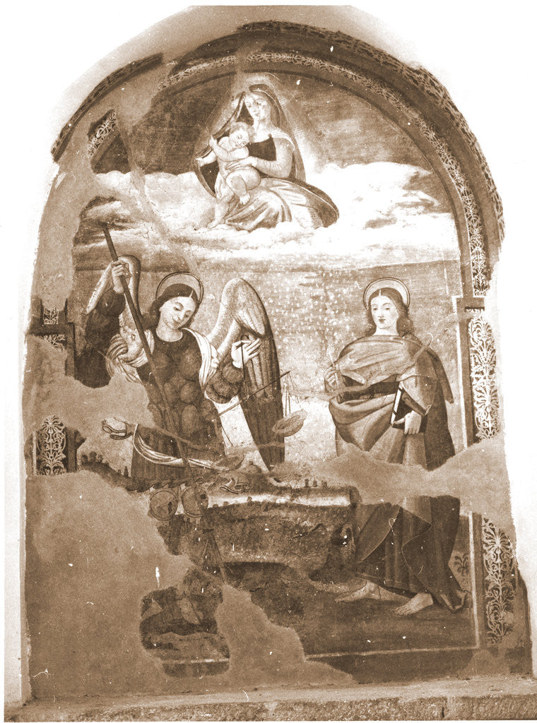 Detail of S. Orante, Ortucchio, L'Aquila, Abruzzo by Anonymous