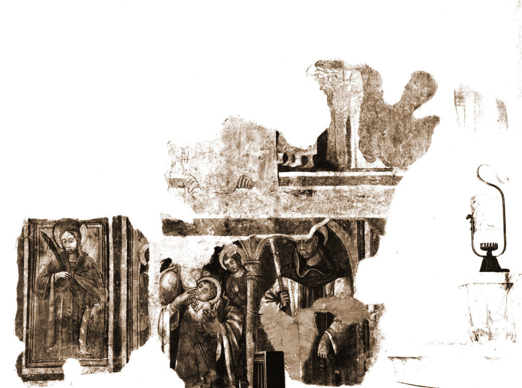 Detail of S. Orante, Ortucchio, L'Aquila, Abruzzo by Anonymous