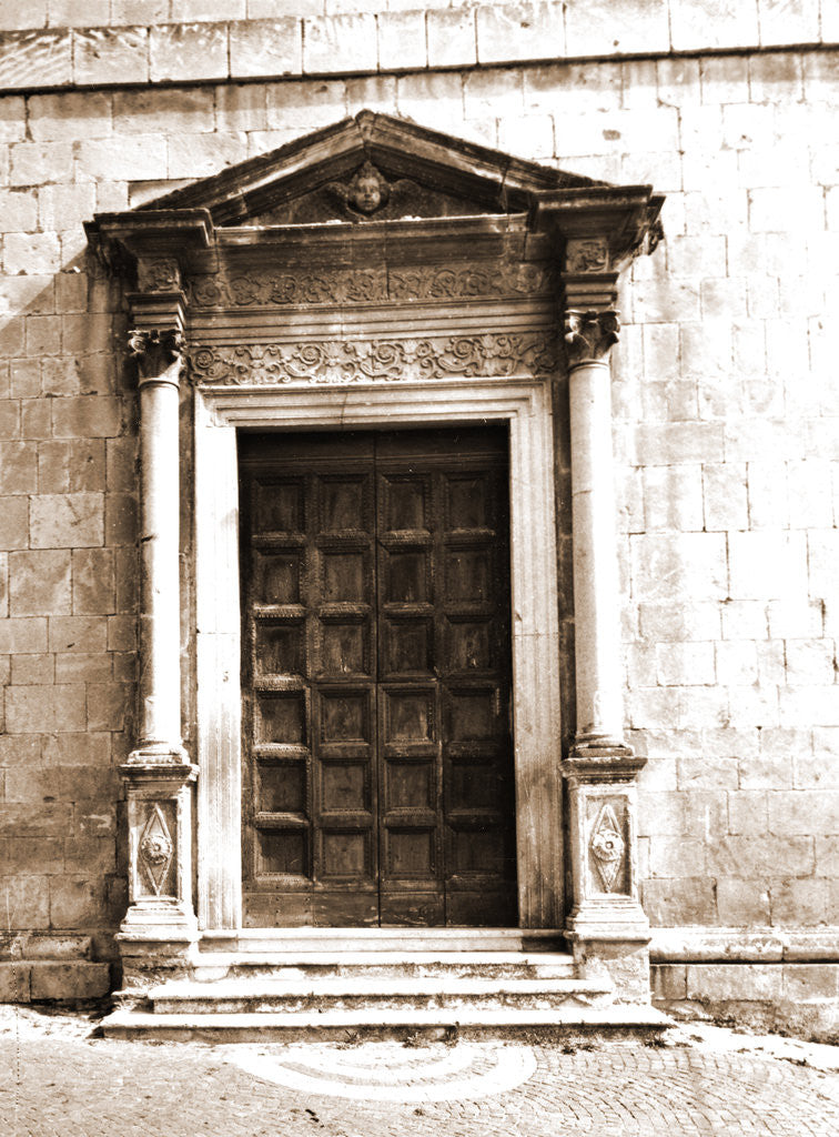 Detail of Madonna del Castello, Paganica, L'Aquila, Abruzzo by Anonymous