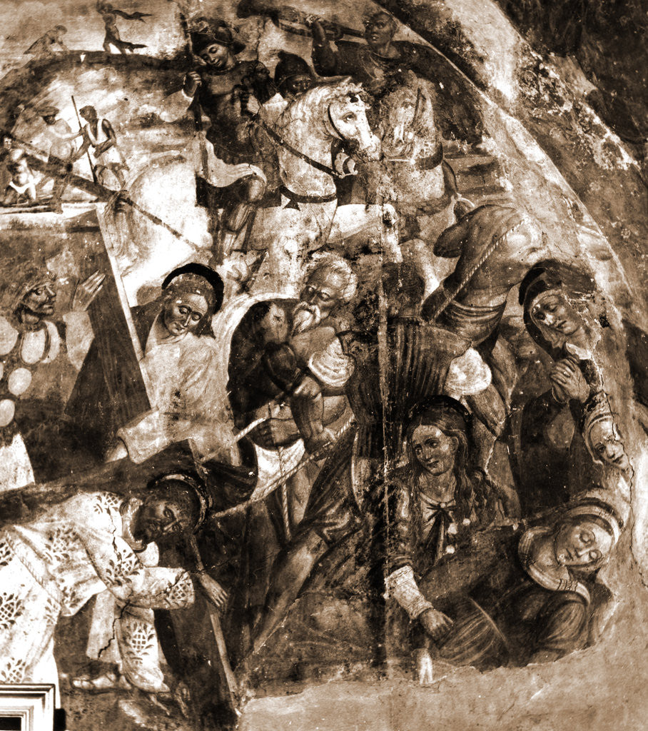 Detail of I, Santuario della Madonna d'Appari, Paganica, L'Aquila, Abruzzo by Anonymous