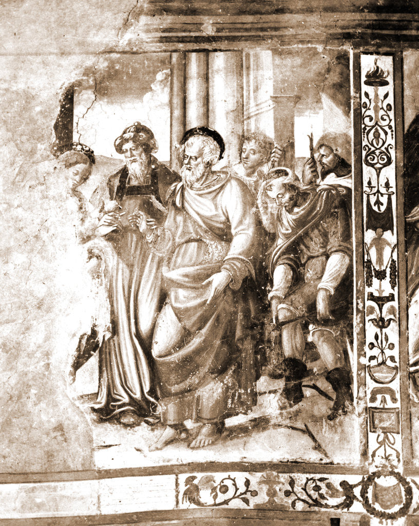 Detail of I, Santuario della Madonna d'Appari, Paganica, L'Aquila, Abruzzo by Anonymous