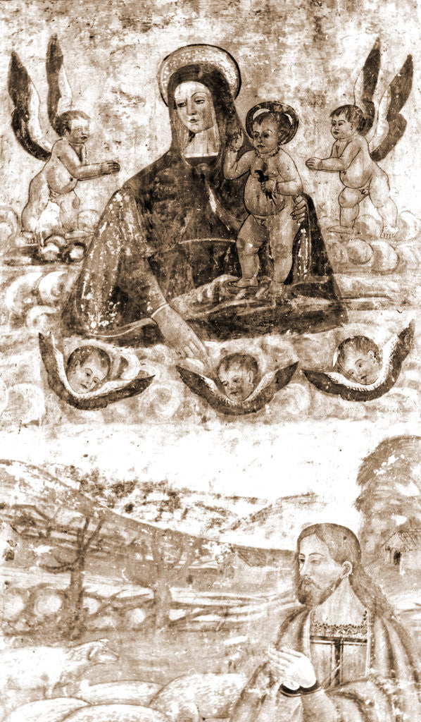 Detail of I, Santuario della Madonna d'Appari, Paganica, L'Aquila, Abruzzo by Anonymous