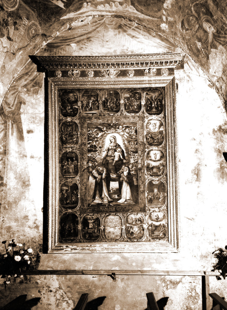 Detail of I, Santuario della Madonna d'Appari, Paganica, L'Aquila, Abruzzo by Anonymous