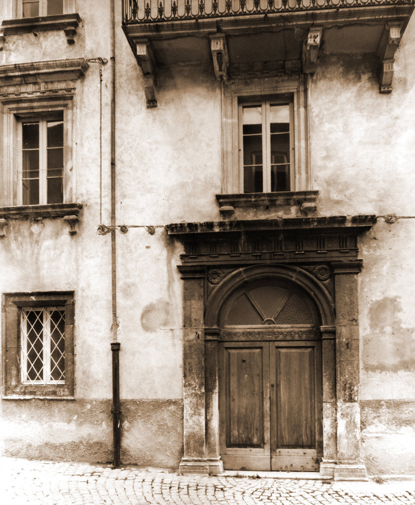 Detail of Basilica, Pescocostanzo, L'Aquila, Abruzzo by Anonymous
