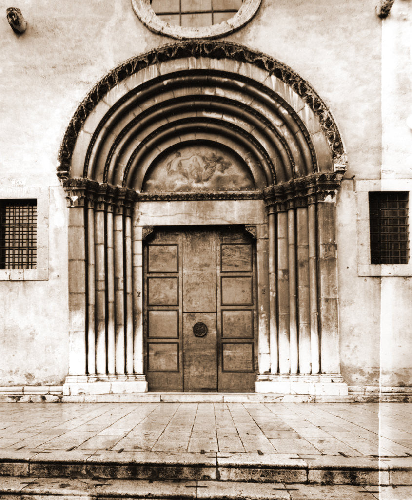 Detail of Basilica, Pescocostanzo, L'Aquila, Abruzzo by Anonymous