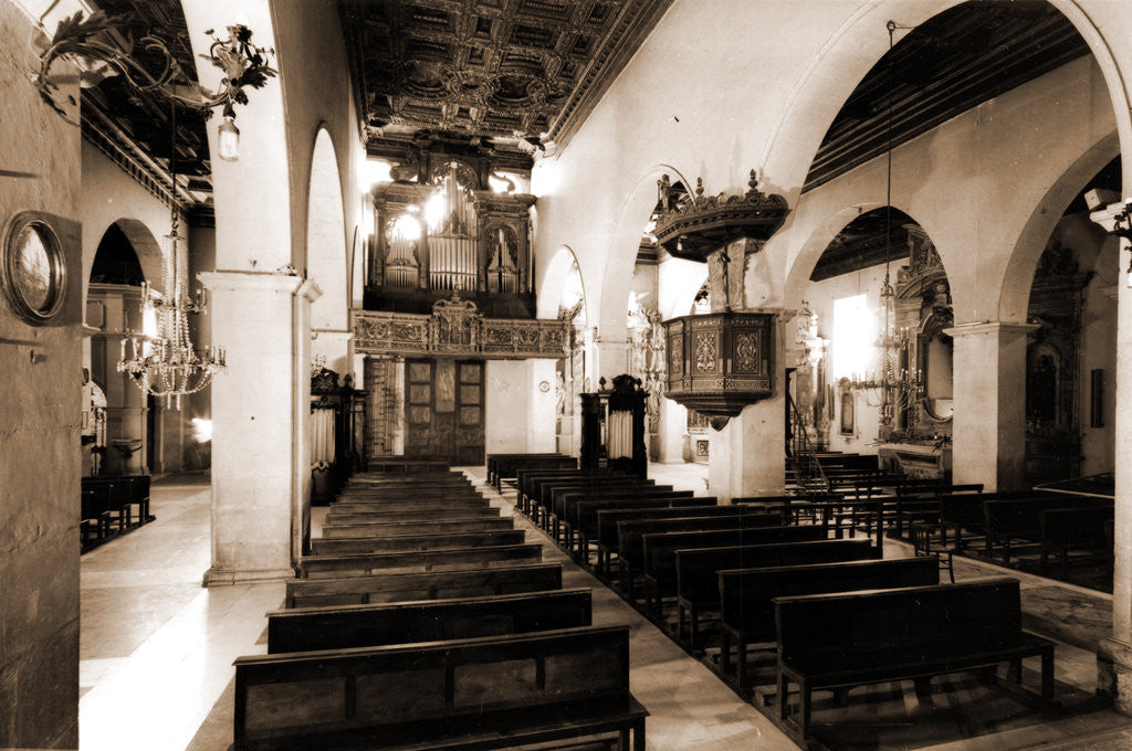 Detail of Basilica, Pescocostanzo, L'Aquila, Abruzzo by Anonymous