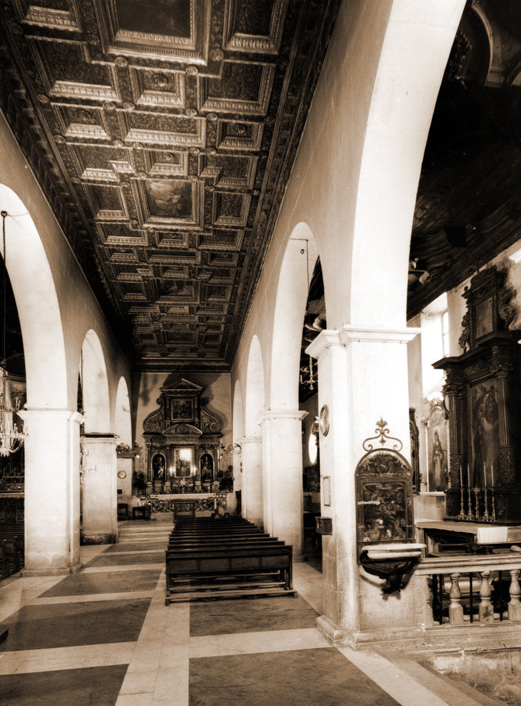 Detail of Basilica, Pescocostanzo, L'Aquila, Abruzzo by Anonymous