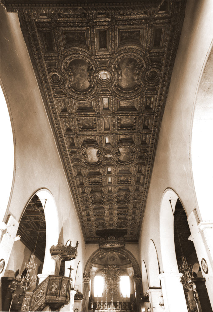 Detail of Basilica, Pescocostanzo, L'Aquila, Abruzzo by Anonymous
