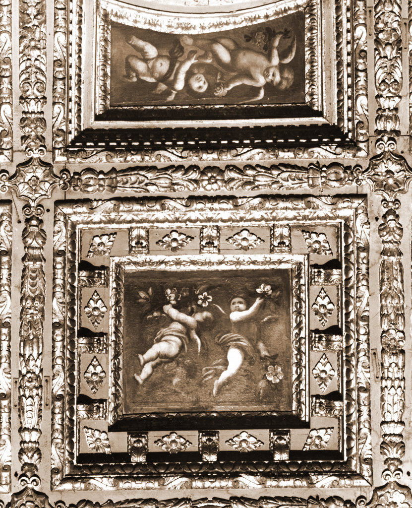 Detail of Basilica, Pescocostanzo, L'Aquila, Abruzzo by Anonymous