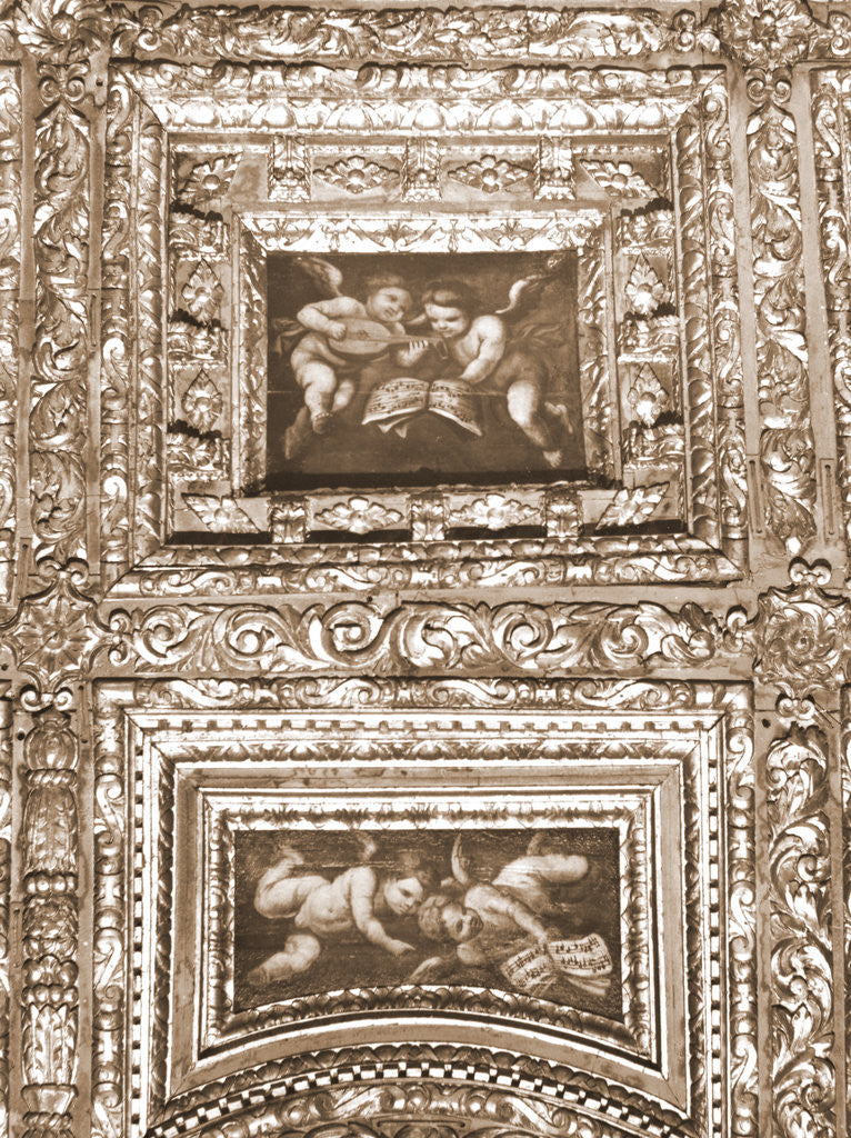 Detail of Basilica, Pescocostanzo, L'Aquila, Abruzzo by Anonymous