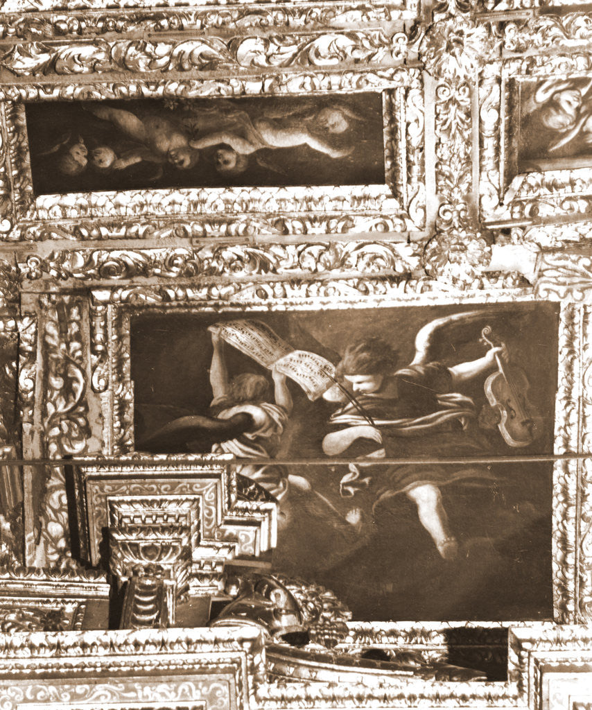 Detail of Basilica, Pescocostanzo, L'Aquila, Abruzzo by Anonymous