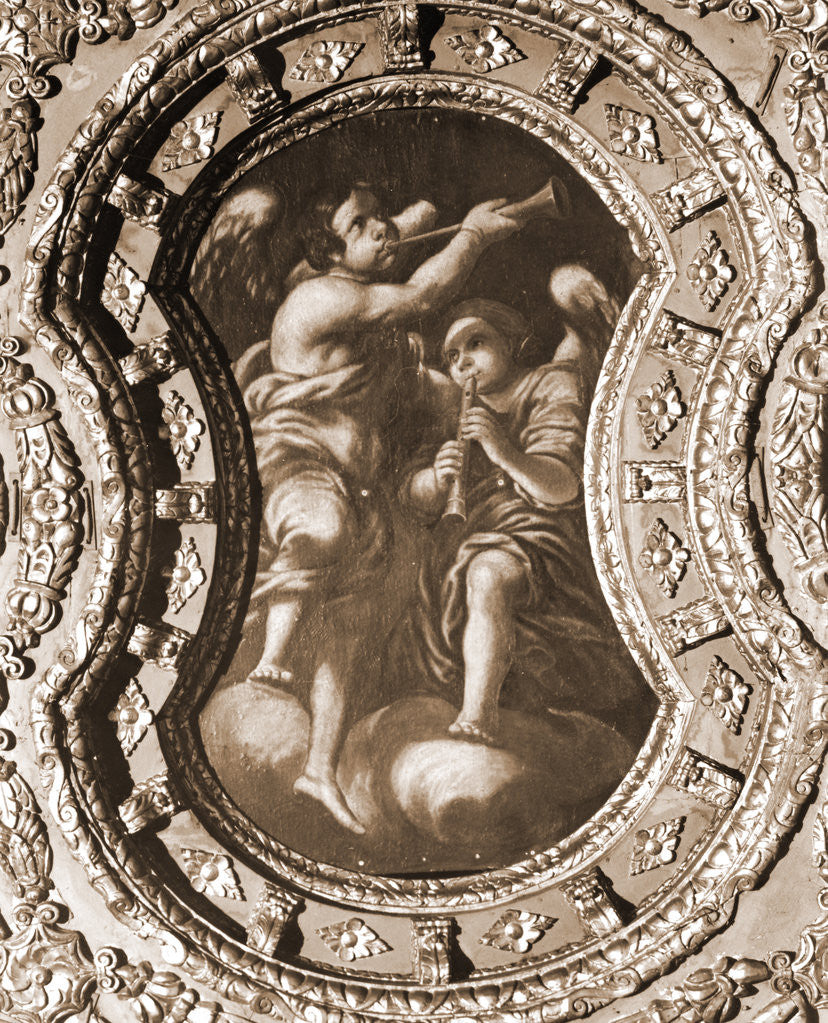 Detail of Basilica, Pescocostanzo, L'Aquila, Abruzzo by Anonymous