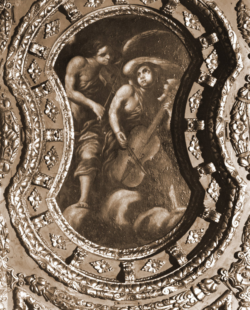 Detail of Basilica, Pescocostanzo, L'Aquila, Abruzzo by Anonymous