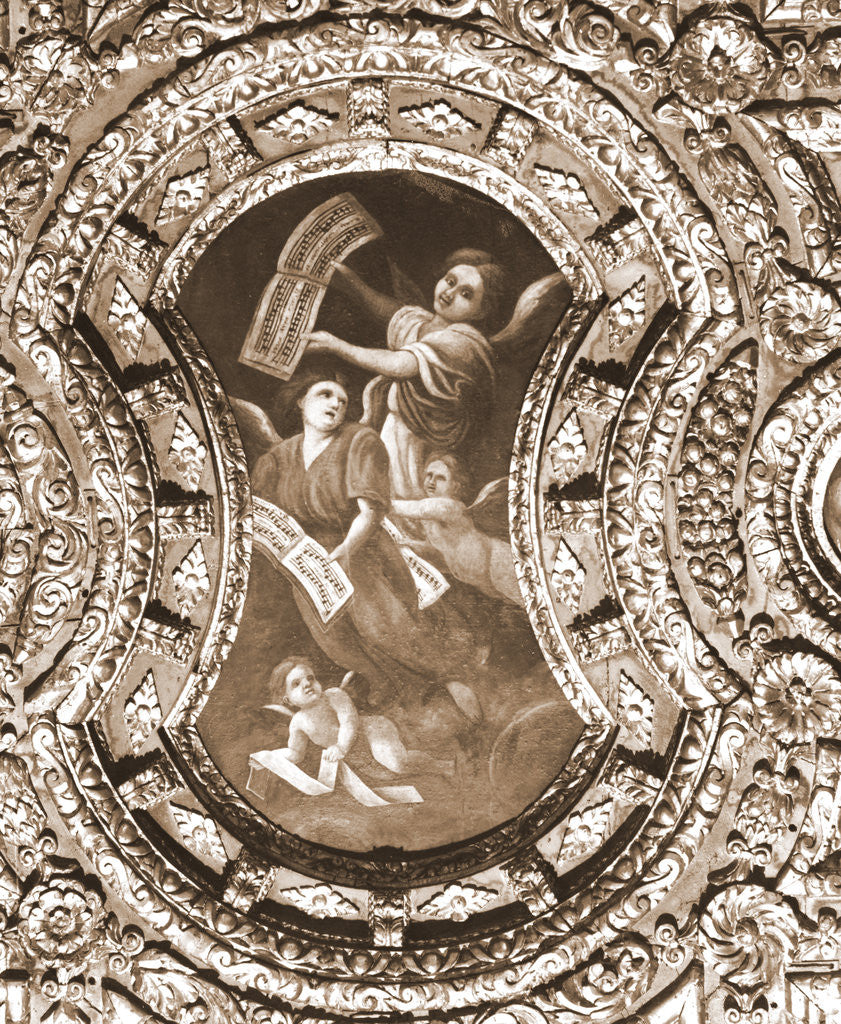 Detail of Basilica, Pescocostanzo, L'Aquila, Abruzzo by Anonymous