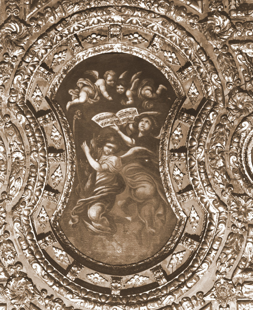 Detail of Basilica, Pescocostanzo, L'Aquila, Abruzzo by Anonymous