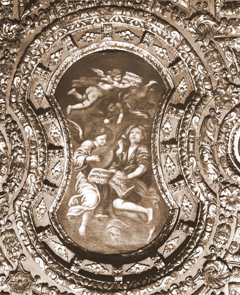 Detail of Basilica, Pescocostanzo, L'Aquila, Abruzzo by Anonymous