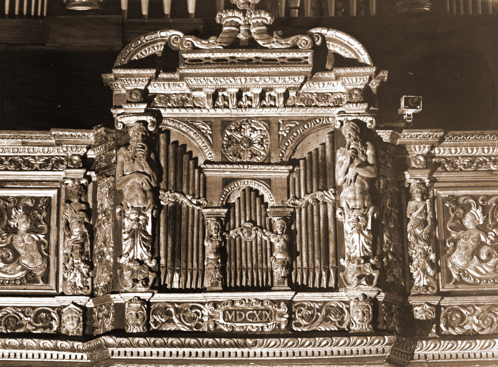 Detail of Basilica, Pescocostanzo, L'Aquila, Abruzzo by Anonymous