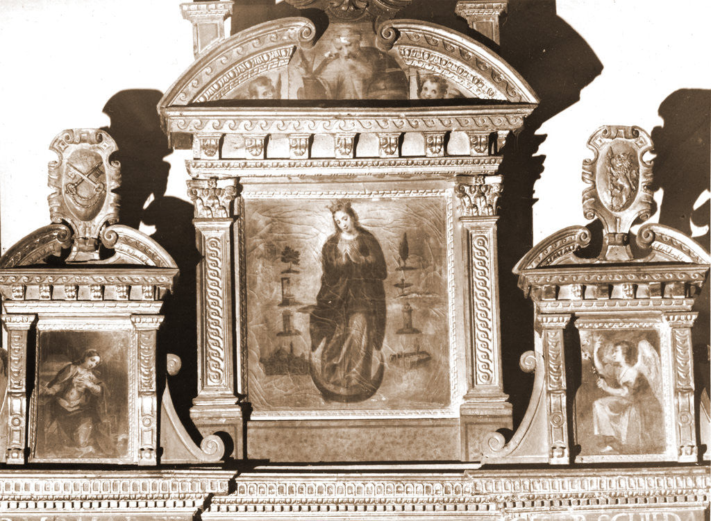 Detail of Basilica, Pescocostanzo, L'Aquila, Abruzzo by Anonymous
