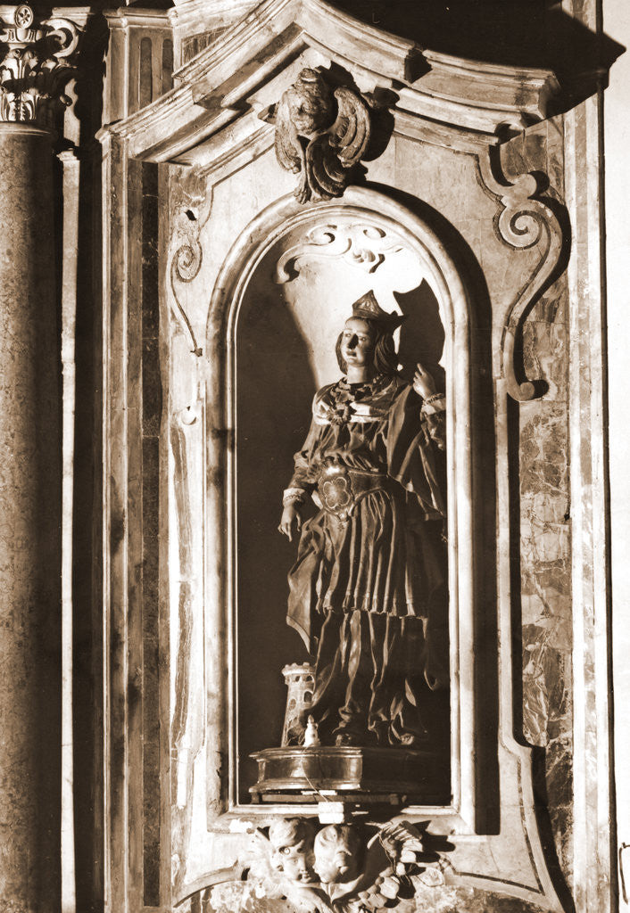 Detail of Basilica, Pescocostanzo, L'Aquila, Abruzzo by Anonymous