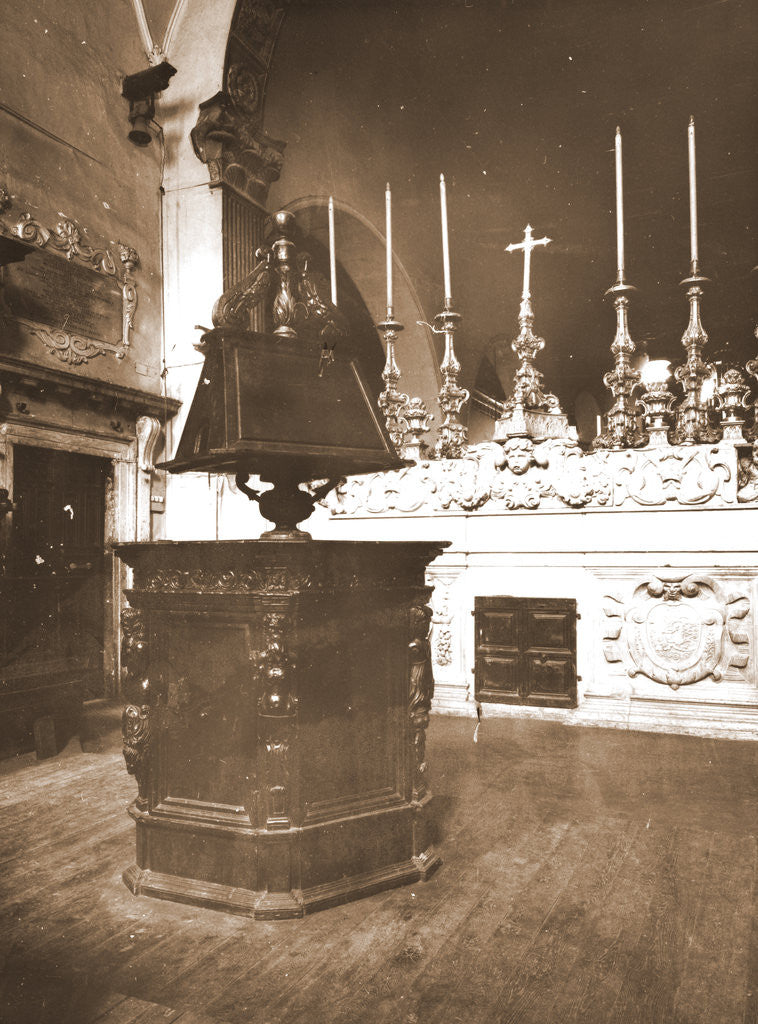 Detail of Basilica, Pescocostanzo, L'Aquila, Abruzzo by Anonymous