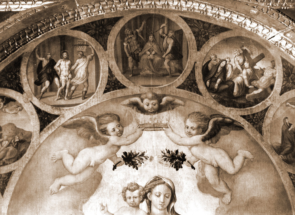 Detail of Basilica, Pescocostanzo, L'Aquila, Abruzzo by Anonymous