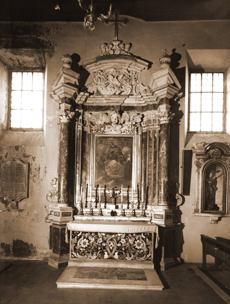 Detail of Basilica, Pescocostanzo, L'Aquila, Abruzzo by Anonymous