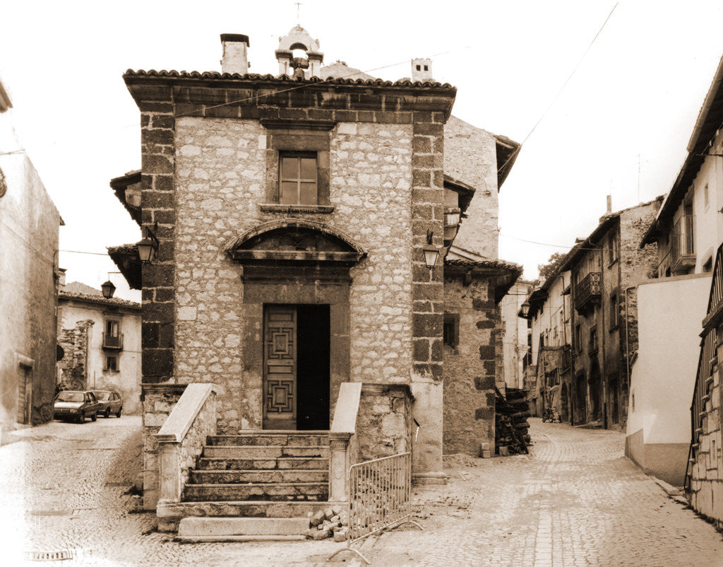 Detail of S. Maria del Carmine, Pescocostanzo, L'Aquila, Abruzzo by Anonymous