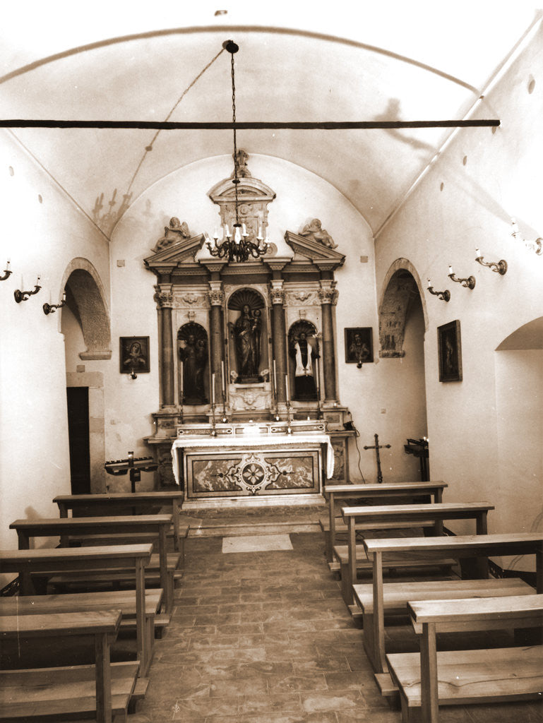 Detail of S. Maria del Carmine, Pescocostanzo, L'Aquila, Abruzzo by Anonymous