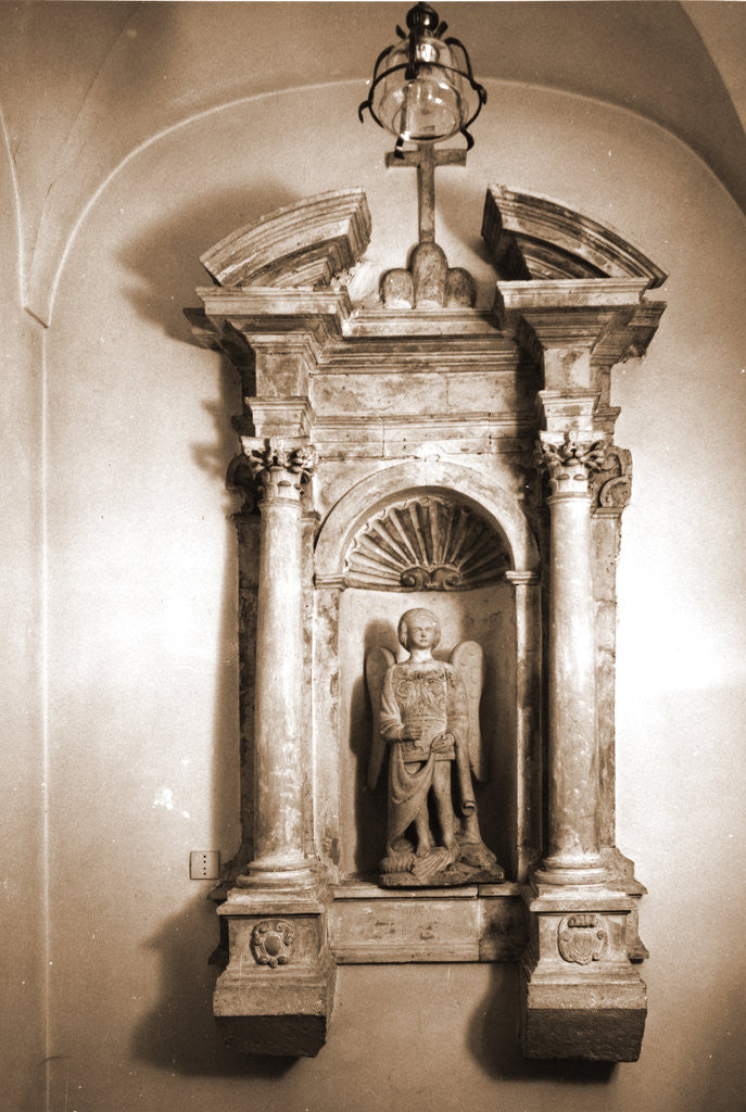 Detail of S. Maria del Carmine, Pescocostanzo, L'Aquila, Abruzzo by Anonymous