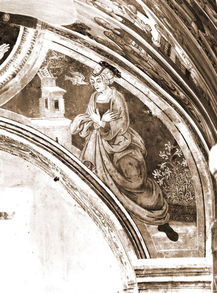 Detail of S. Maria del Pianto, Rocca di Botte, Aquila, Abruzzo by Anonymous