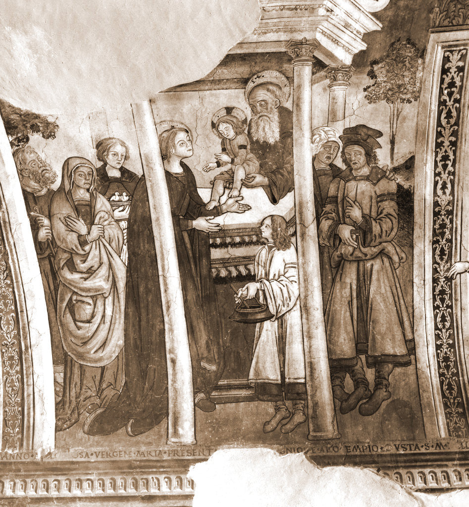 Detail of S. Maria del Pianto, Rocca di Botte, Aquila, Abruzzo by Anonymous