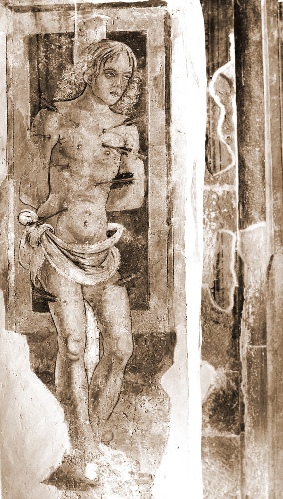 Detail of S. Maria del Pianto, Rocca di Botte, Aquila, Abruzzo by Anonymous