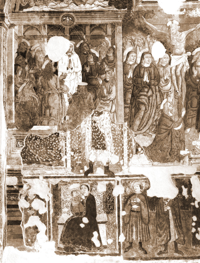 Detail of S. Maria del Pianto, Rocca di Botte, Aquila, Abruzzo by Anonymous