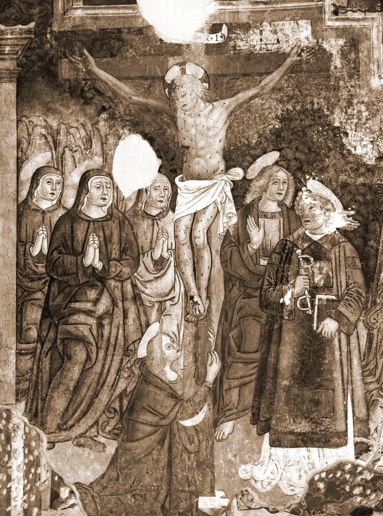 Detail of S. Maria del Pianto, Rocca di Botte, Aquila, Abruzzo by Anonymous