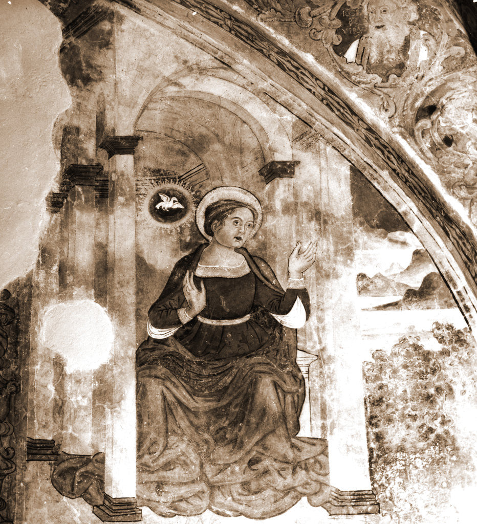 Detail of S. Maria del Pianto, Rocca di Botte, Aquila, Abruzzo by Anonymous
