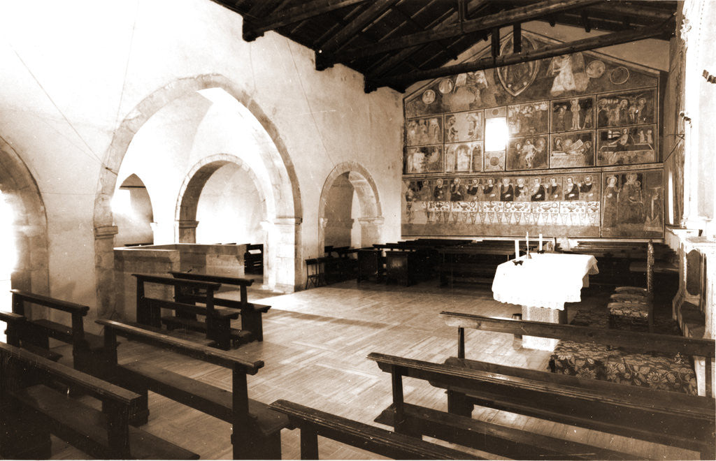 Detail of Abbey church, S. Lucia, Rocca di Cambio, Aquila, Abruzzo by Anonymous