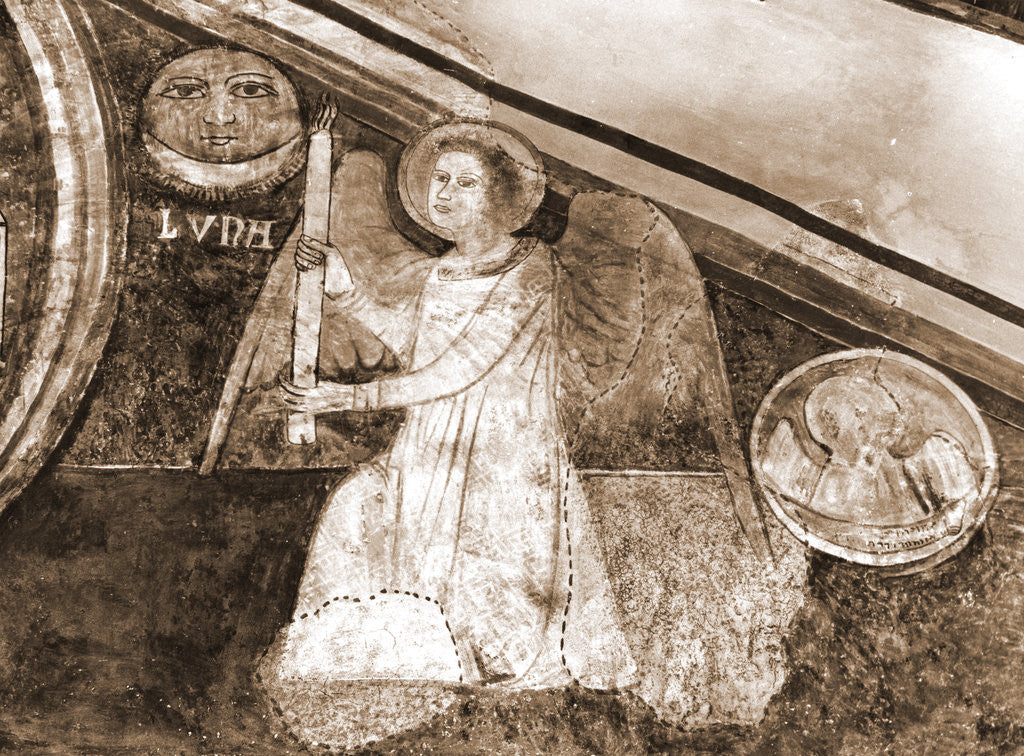 Detail of Abbey church, S. Lucia, Rocca di Cambio, Aquila, Abruzzo by Anonymous